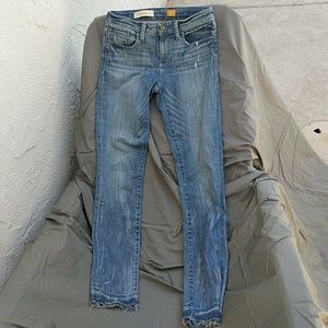 Pilcro & the Letterpress Anthro distresses jeans